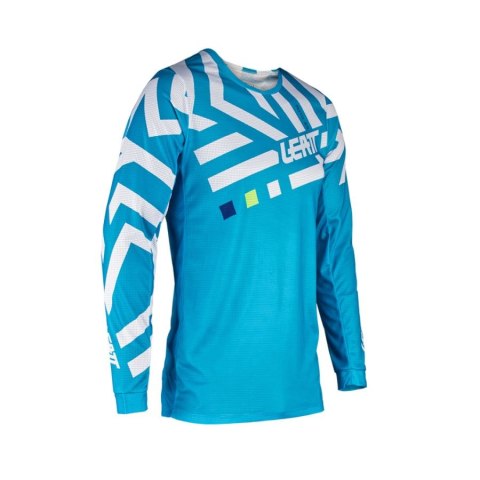 LEATT ZESTAW (KOMPLET) KOSZULKA + SPODNIE MOTO RIDE KIT 3.5 CYAN KOLOR NIEBIESKI/BIAŁY ROZMIAR M LEATT