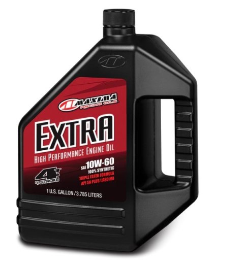 MAXIMA RACING OILS OLEJ SILNIKOWY EXTRA 10W60 100% SYNTHETIC 3.785 LITRY (4) (AKC) MAXIMA
