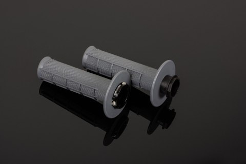 RENTHAL MANETKI MX ORIGINAL LOCK-ON MEDIUM (HALF WAFFLE) KOLOR SZARY RENTHAL