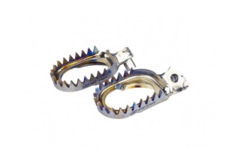 SCAR RACING PODNÓŻKI PEGI TYTANOWE ANTI-MUD (PRZECIWBŁOTNEKTM 85 SX '25, 125 - 300 SX '23-'25, 250 - 450 SXF '23-'25, HUSQVARNA  SCAR