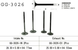 VESRAH ZAWÓR WYDECHOWY SUZUKI DR 250 S/SE '90-95' (OEM: 12912-15D01) (1SZT.) (MADE IN JAPAN) VESRAH