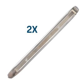 BIKETEC ZESTAW 2 SZT. ŁYŻKI DO OPON PROSTE / PŁASKE 300 X 25 X 9 MM (30 CM) BIKETEC OM