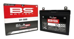 BS 2025/08 AKUMULATOR U1-500 MAX (FA) 12V 30AH 195X125X176 BEZOBSŁUGOWY - ZALANY (ZWIĘKSZONY PRĄD ROZRUCHOWY) (500A) ATV / UTV P BS BATTERY