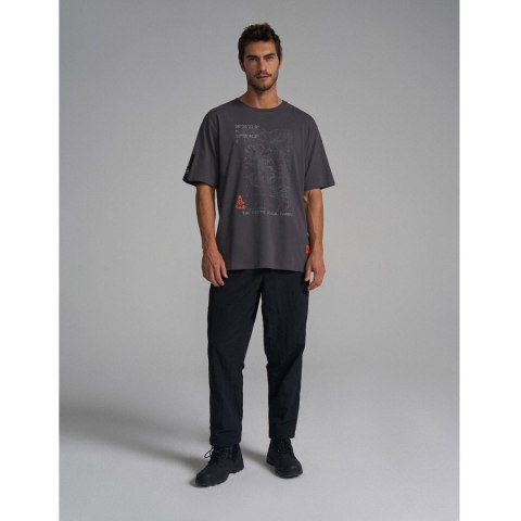 DIVERSE EXTREME TEAM - DAKAR RALLY KOSZULKA (T-SHIRT) DKR OV 0824 KOLOR GRAFIT ROZMIAR L DAKAR RALLY