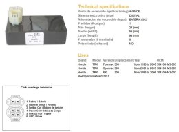 DZE MODUŁ ZAPŁONU CDI HONDA TRX 300EX '93-'05 (30410-HM3-003) DZE ELEKTRYKA