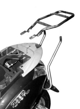 KAPPA STELAŻ KUFRA CENTRALNEGO PIAGGIO ZIP 50 / 125 (00-12) ( BEZ PŁYTY ) - WYCOFANY Z OFERTY KAPPA