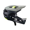 LEATT KASK ROWEROWY MTB ENDURO 3.0 (WYPINANA SZCZĘKA/KASK 3W1) V24 GRANITE KOLOR CZARNY/SZARY ROZMIAR S (51-55 cm) LEATT