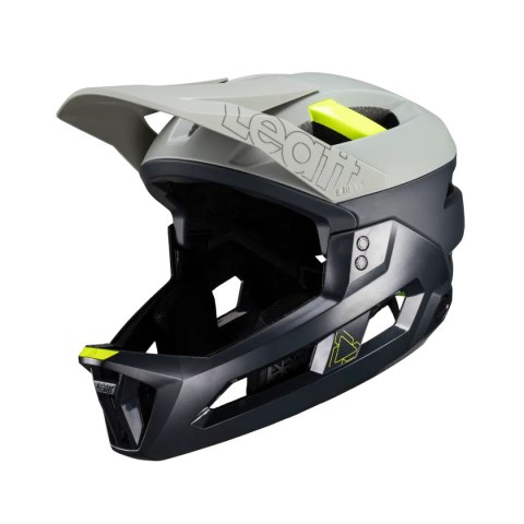 LEATT KASK ROWEROWY MTB ENDURO 3.0 (WYPINANA SZCZĘKA/KASK 3W1) V24 GRANITE KOLOR CZARNY/SZARY ROZMIAR S (51-55 cm) LEATT