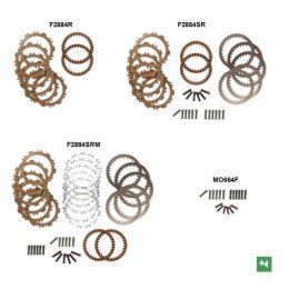 NEWFREN ZESTAW TARCZE SPRZĘGŁOWE Z PRZEKŁADKAMI RACING YAMAHA XP 530 T-MAX '12-'19; XP 560 T-MAX '20-'25; KYMCO AK 550 '17-'25 NEWFREN