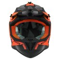 NOX PROMOCJA KASK CROSS / OFFROAD N633 FUSION KOLOR CZARNY MAT/POMARAŃCZOWY ROZMIAR L (ZAPIĘCIE MIKROMETRYCZNE) NOX