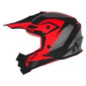 NOX PROMOCJA KASK CROSS / OFFROAD N761 FUSION KID / JUNIOR (DZIECIĘCY) KOLOR CZARNY MAT/CZERWONY ROZMIAR XL (ZAPIĘCIE MIKROMETRY NOX