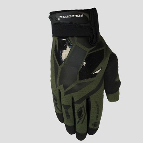POLEDNIK PREMIUM RĘKAWICE / RĘKAWICZKI CROSS MODEL HORNET (HRNT) AXS KOLOR ZIELONY (KHAKI) ROZMIAR M POLEDNIK