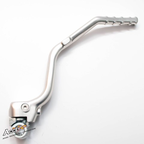 ACCEL DŹWIGNIA STARTERA (KOPKA) ALUMINIOWA SUZUKI RMZ 450 '08-'14, KOLOR SREBRNY ACCEL