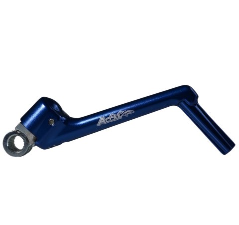 ACCEL DŹWIGNIA STARTERA (KOPKA) ALUMINIOWA YAMAHA YZ 125 '86-'25 (2T) KOLOR NIEBIESKI ACCEL
