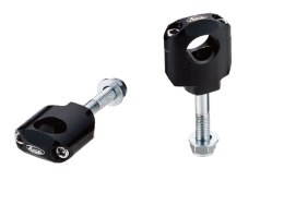 ACCEL MOCOWANIE/PODWYŻKI KIEROWNICY (28,6MM) WYS. 42MM ZE ŚRUBĄ M12 KOLOR CZARNY (BM-37BK28) ACCEL