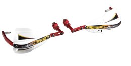 ACCEL OSŁONY RĄK (HANDBARY) Z MOCOWANIEM ALUMINIOWYM ENDURO 28MM (HG- KOLOR CZARNY, SD- KOLOR CZERWONY) ACCEL