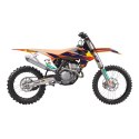 BLACKBIRD KOMPLET NAKLEJEK (OKLEIN) KTM SX/SX-F '16-'18, EXC/EXC-F '17-'19 REPLICA KTM FACTORY MXGP KOLOR POMARAŃCZOWY CZARNY BLACKBIRD