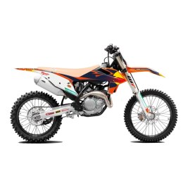 BLACKBIRD KOMPLET NAKLEJEK (OKLEIN) KTM SX/SX-F '19-'22, EXC/EXC-F '20-'23 REPLICA KTM FACTORY MXGP KTM KOLOR POMARAŃCZOWY CZARN BLACKBIRD