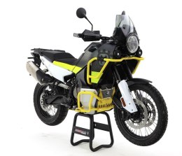 CROSSPRO GMOLE ALUMINIOWE OSŁONY SILNIKA I CHŁODNIC (GÓRNE) HUSQVARNA 901 '22-'23, 901 EXPEDITION '23-'24 KOLOR BIAŁY (PASUJĄ DO CROSSPRO