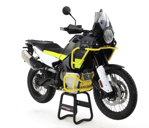 CROSSPRO GMOLE ALUMINIOWE OSŁONY SILNIKA I CHŁODNIC (GÓRNE) HUSQVARNA 901 '22-'23, 901 EXPEDITION '23-'24 KOLOR BIAŁY (PASUJĄ DO CROSSPRO