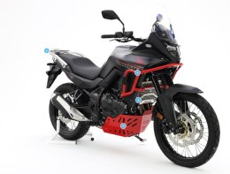 CROSSPRO GMOLE ALUMINIOWE OSŁONY SILNIKA I CHŁODNIC HONDA XL 750 TRANSALP '23-.25 KOLOR CZARNY (PASUJĄ DO ORYGINALNEJ PŁYTY POD  CROSSPRO