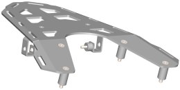 CROSSPRO TYLNY BAGAŻNIK GASGAS ES 700 '22-'24, SM 700 '22-'24, KTM 690 ENDURO R , SMC R '20-'25 KOLOR CZARNY CROSSPRO