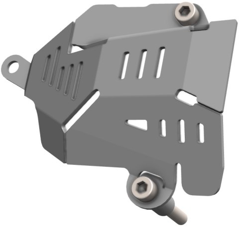 CROSSPRO WYPRZEDAŻ STALOWA OSŁONA POMPY WODY YAMAHA XTZ 690 TENERE 700 '20- '25 - KOLOR SREBRNY CROSSPRO