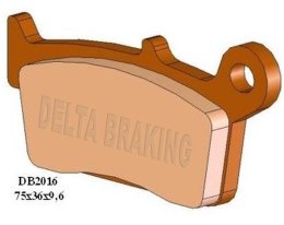 DELTA BRAKING KLOCKI HAMULCOWE KH131/3/KH233 TYŁ HONDA NSR 50 MINI '00-'09, XZ 50/100 '09-'19, NSF 250R '11-, CRF 230 '08-'15, K DELTA BRAKING