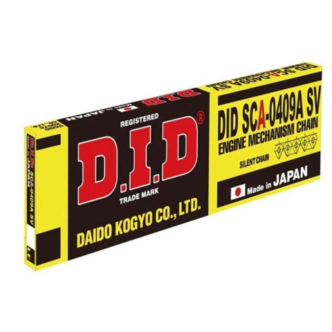 DID ŁAŃCUSZEK ROZRZĄDU SCA0409SV-148 (148-OGNIW) (OTWARTY + ZAKUWKA) DID