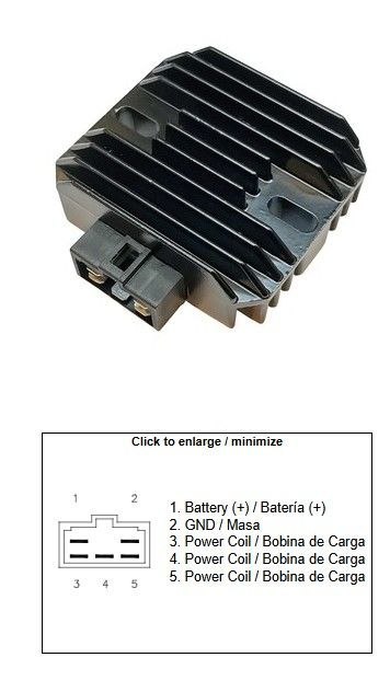 DZE REGULATOR NAPIĘCIA BENELLI BN 125; IMPERIAL 400; KEEWAY 125 KRK (299064540000) DZE ELEKTRYKA