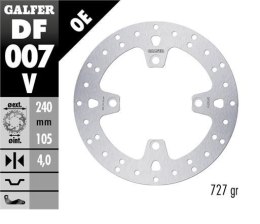 GALFER TARCZA HAMULCOWA TYŁ HONDA XL 600/650/700V TRANSALP '91-'07; CB 500 '97-'05; CB750 '92-'02; CB 900 HORNET '02-'07; BUELL  GALFER