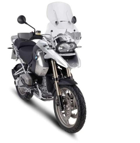 KAPPA SZYBA DWUCZĘŚCIOWA BMW R 1200 GS (04-12) 54 X 54 CM REGULOWANA AIRFLOW PRZEZROCZYSTA (DWUCZĘŚCIOWA KOMPLETNA) KAPPA