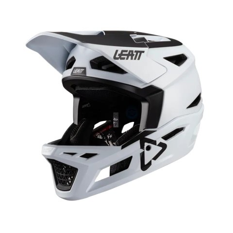 LEATT KASK ROWEROWY MTB GRAVITY 4.0 V24 HELMET WHITE KOLOR BIAŁY ROZMIAR XL (61-62 cm) LEATT