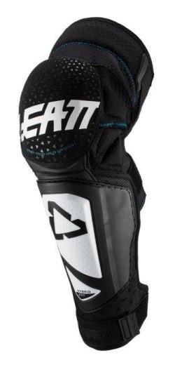 LEATT NAKOLANNIKI OCHRANIACZE KOLAN 3DF HYBRID EXT KNEE AND SHIN GUARD WHITE/BLACK KOLOR BIAŁY/CZARNY ROZMIAR L/XL LEATT