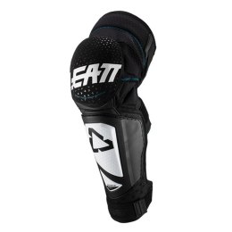 LEATT NAKOLANNIKI OCHRANIACZE KOLAN 3DF HYBRID EXT KNEE AND SHIN GUARD WHITE/BLACK KOLOR BIAŁY/CZARNY ROZMIAR L/XL LEATT