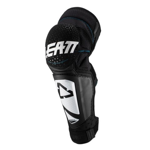 LEATT NAKOLANNIKI OCHRANIACZE KOLAN 3DF HYBRID EXT KNEE AND SHIN GUARD WHITE/BLACK KOLOR BIAŁY/CZARNY ROZMIAR L/XL LEATT