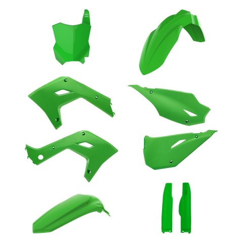 POLISPORT KOMPLET PLASTIKÓW (FULL KIT) KAWASAKI KX 125 '03-'08; KX 250 '03-'08 (RESTYLING NA MODEL 2026) W ZESTAWIE TABLICA PRZE POLISPORT