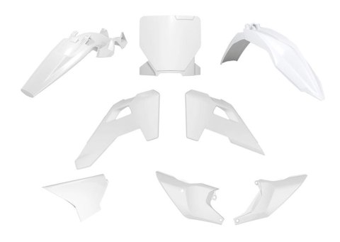 RACETECH (RTECH) KOMPLET PLASTIKÓW HUSQVARNA TC 85 '25 KOLOR BIAŁY RACETECH