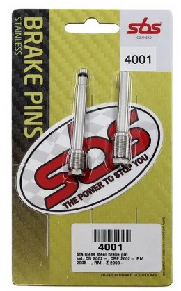 SBS WIESZAKI (TRZPIENIE) KLOCKÓW HAMULCOWYCH PRZÓD / TYŁ HONDA CR 125/250 '02-'07, CRF 250/450 '02-'20, SUZUKI RM 125/250 '05-'0 SBS