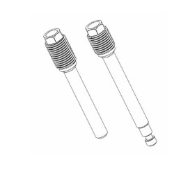 SBS WIESZAKI (TRZPIENIE) KLOCKÓW HAMULCOWYCH PRZÓD / TYŁ HONDA CR 125/250 '02-'07, CRF 250/450 '02-'20, SUZUKI RM 125/250 '05-'0 SBS