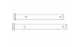 SBS WIESZAKI (TRZPIENIE) KLOCKÓW HAMULCOWYCH PRZÓD / TYŁ KAWASAKI KTM / HUSQVARNA - ZESTAW 2 SZTUKI SBS
