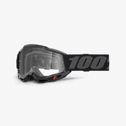 100 PROCENT GOGLE ACCURI 2 BLACK - CLEAR LENS - KOLOR CZARNY SZYBKA PRZEŹROCZYSTA 100 PROCENT
