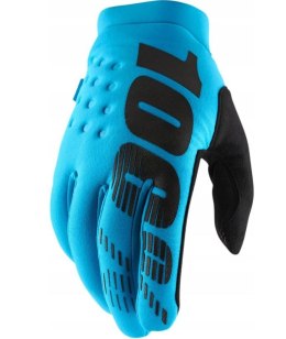 100 PROCENT RĘKAWICE CROSS/ENDURO BRISKER TURQUOISE KOLOR TURKUSOWY ROZMIAR M 100 PROCENT