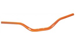 ACCEL KIEROWNICA ALUMINIOWA 28,6 MM TAPER MX MINI CROSS (50-85 CCM) WYSOKA (7075-T6) ERGAL KOLOR POMARAŃCZOWY (SZER. 732MM, WYS. ACCEL