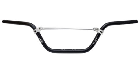 ACCEL KIEROWNICA ALUMINIOWA Z POPRZECZKĄ (22,2MM) ATV WYSOKA KOLOR CZARNY (SZER. 770MM, WYS. 160MM) ACCEL