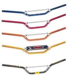 ACCEL KIEROWNICA ALUMINIOWA Z POPRZECZKĄ (22,2MM) ATV WYSOKA KOLOR CZERWONY (SZER. 770MM, WYS. 160MM) ACCEL