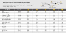 ACCEL KIEROWNICA ALUMINIOWA Z POPRZECZKĄ (22,2MM) ATV WYSOKA KOLOR NIEBIESKI (SZER. 770MM, WYS. 160MM) ACCEL
