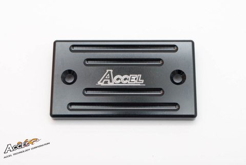 ACCEL POKRYWA POMPY HAMULCOWEJ PRZÓD SUZUKI STREET KOLOR CZARNY - PROMOCJA ACCEL