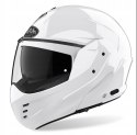 AIROH WYPRZEDAŻ KASK SZCZĘKOWY (FLIP UP) MATHISSE 3 KOLOR BIAŁY POŁYSK ROZMIAR L (SZCZĘKA DO TYŁU) AIROH