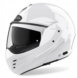 AIROH WYPRZEDAŻ KASK SZCZĘKOWY (FLIP UP) MATHISSE 3 KOLOR BIAŁY POŁYSK ROZMIAR S (SZCZĘKA DO TYŁU) AIROH